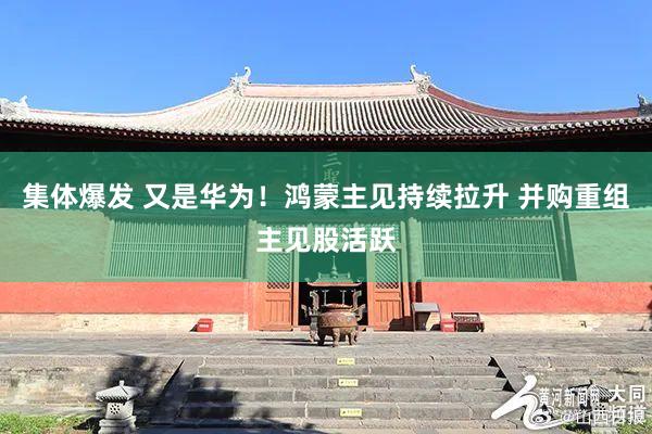 集体爆发 又是华为！鸿蒙主见持续拉升 并购重组主见股活跃