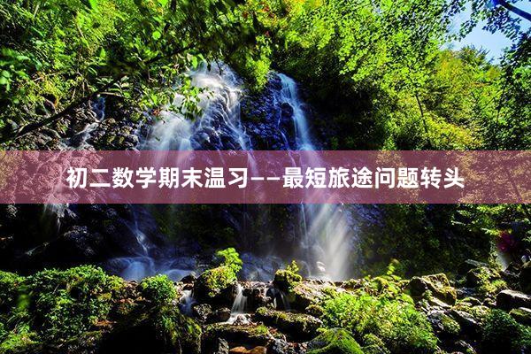 初二数学期末温习——最短旅途问题转头